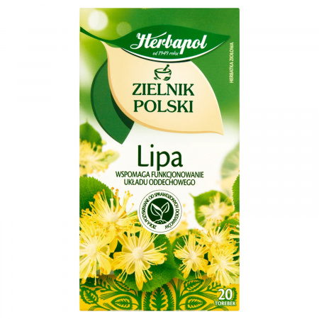 Herbapol Zielnik Polski Herbatka ziołowa lipa 30 g (20 x 1,5 g)