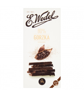 E. Wedel Czekolada gorzka 80% 100 g