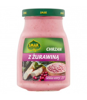 Smak Chrzan z żurawiną lekko ostry 175 g