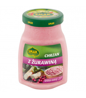 Smak Chrzan z żurawiną lekko ostry 175 g