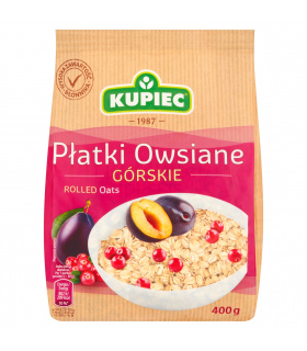 Kupiec Płatki owsiane górskie 400 g