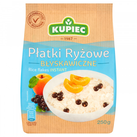 Kupiec Płatki ryżowe błyskawiczne 250 g