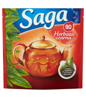 Saga Herbata czarna 126 g (90 torebek)