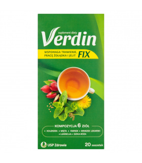 Verdin Fix Suplement diety kompozycja 6 ziół 36 g (20 x 1,8 g)