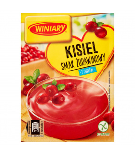 Winiary Kisiel z cukrem smak żurawinowy 77 g