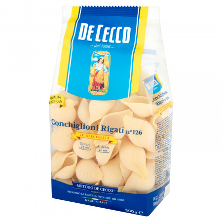 De Cecco Makaron z pszenicy durum duże muszle 500 g