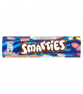 Smarties Mleczna czekolada w chrupiących cukrowych skorupkach 38 g