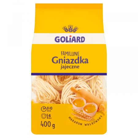 Goliard Makaron familijny gniazdka jajeczne 400 g