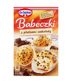 Dr. Oetker Babeczki z płatkami czekolady 300 g