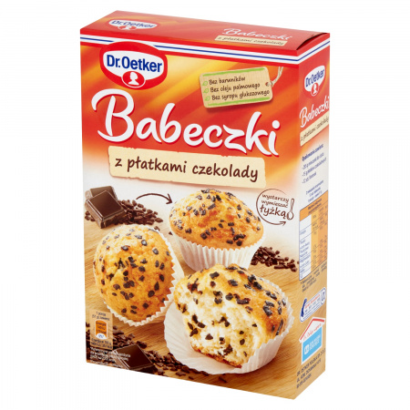 Dr. Oetker Babeczki z płatkami czekolady 300 g