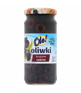 Ole! Oliwki czarne krojone 230 g