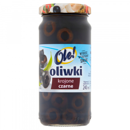 Ole! Oliwki czarne krojone 230 g