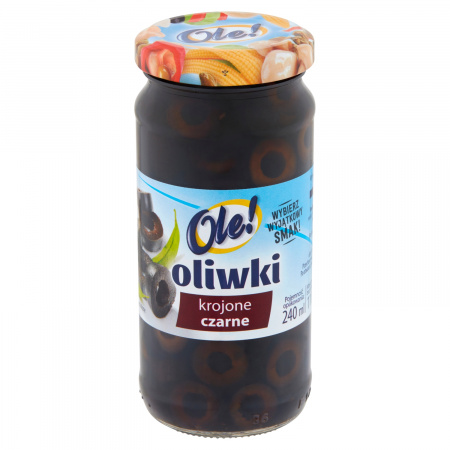 Ole! Oliwki czarne krojone 230 g