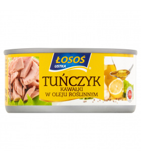 Łosoś Ustka Tuńczyk kawałki w oleju roślinnym 170 g