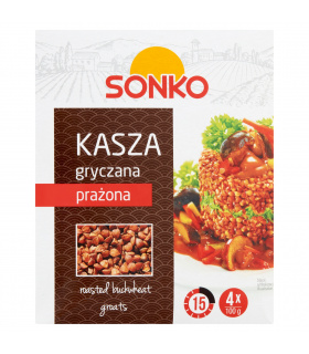 Sonko Kasza gryczana prażona 400 g (4 x 100 g)