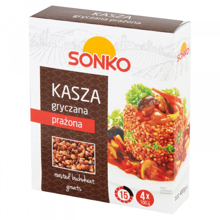 Sonko Kasza gryczana prażona 400 g (4 x 100 g)