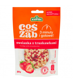 Kupiec Coś na ząb Owsianka z truskawkami 50 g