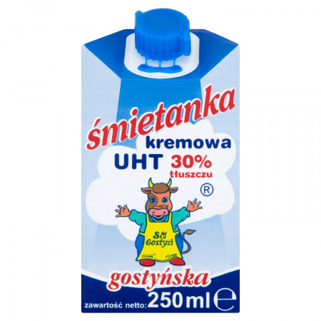 SM Gostyń Śmietanka gostyńska kremowa 30% 250 ml