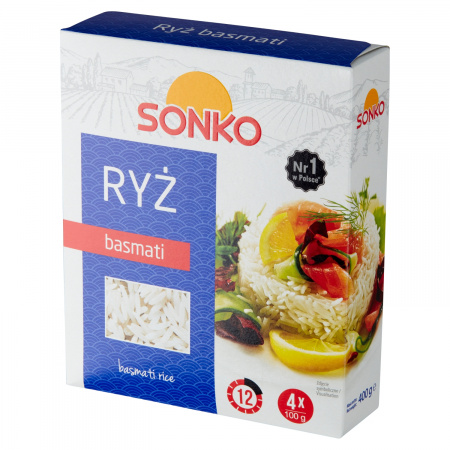 Sonko Ryż basmati 400 g (4 x 100 g)