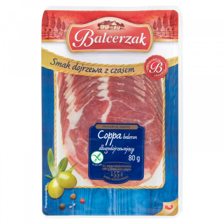 Balcerzak Coppa Baleron długodojrzewający 80 g