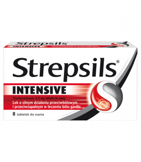 Strepsils Intensive Tabletki do ssania 8 sztuk