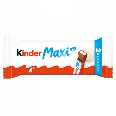 Kinder Chocolate Maxi Batonik z mlecznej czekolady z nadzieniem mlecznym 42 g (2 x 21 g)