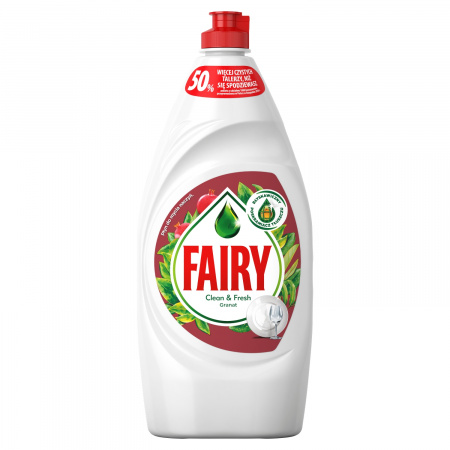 Fairy Clean & Fresh Granat Płyn do mycia naczyń 900 ml