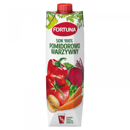 Fortuna Sok 100% pomidorowo warzywny 1 l