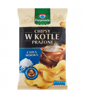 Przysnacki Chipsy w kotle prażone z solą morską 125 g