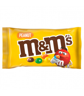 M&M's Peanut Orzeszki ziemne oblane czekoladą w kolorowych skorupkach 45 g