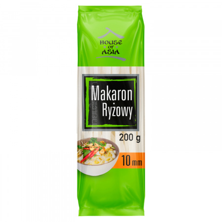 House of Asia Bezglutenowy makaron ryżowy 10 mm 200 g