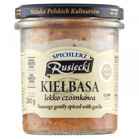 Spichlerz Rusiecki Kiełbasa lekko czosnkowa 280 g