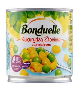 Bonduelle Kukurydza Złocista z groszkiem 170 g