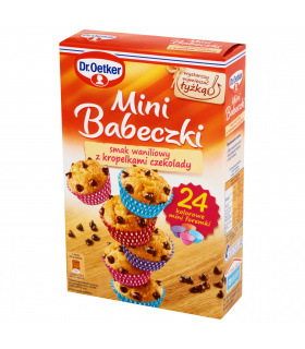 Dr. Oetker Mini Babeczki smak waniliowy z kropelkami czekolady 250 g