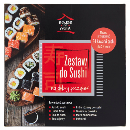 House of Asia Zestaw do sushi dla 2-4 osób