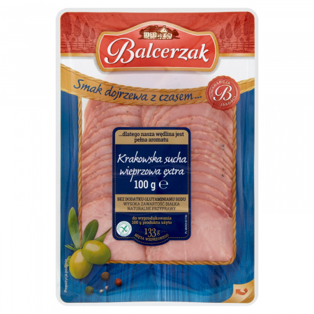 Balcerzak Krakowska sucha wieprzowa extra 100 g