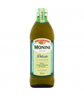 Monini Delicato Oliwa z oliwek najwyższej jakości z pierwszego tłoczenia 500 ml