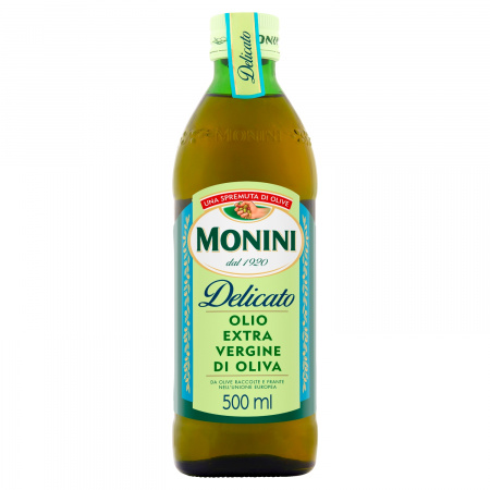 Monini Delicato Oliwa z oliwek najwyższej jakości z pierwszego tłoczenia 500 ml