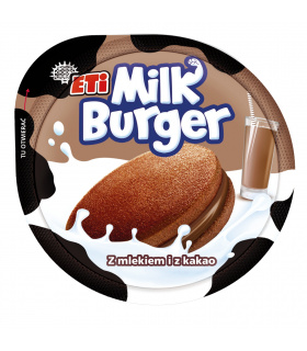 Eti Milk Burger Ciastko z mlekiem i z kakao 35 g