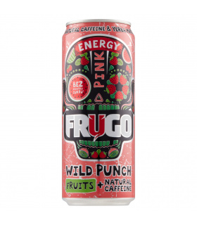 Frugo Wild Puch Pink Energy Gazowany napój energetyzujący 330 ml