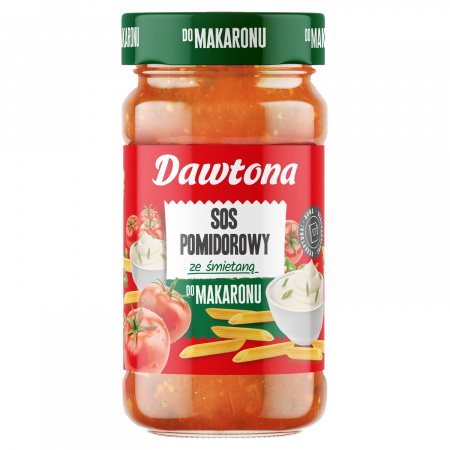 Dawtona Sos pomidorowy ze śmietaną do makaronu 550 g