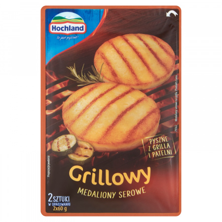 Hochland Grillowy Medaliony serowe 120 g (2 x 60 g)