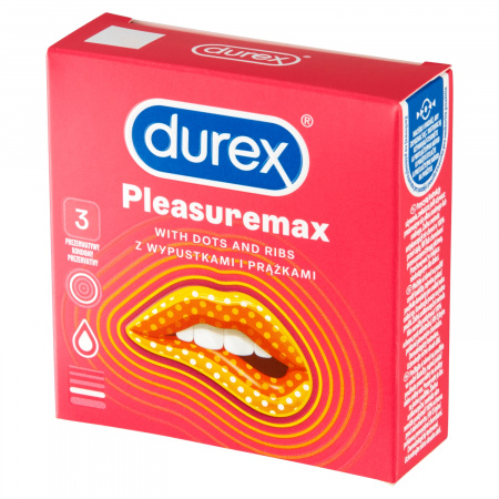 Durex Pleasuremax Prezerwatywy 3 sztuki