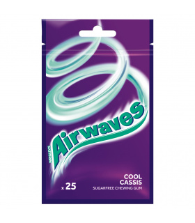 Airwaves Cool Cassis Guma do żucia bez cukru 35 g (25 drażetek)