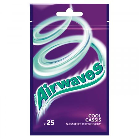 Airwaves Cool Cassis Guma do żucia bez cukru 35 g (25 drażetek)