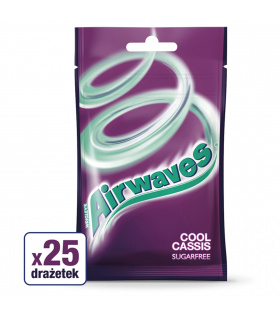 Airwaves Cool Cassis Guma do żucia bez cukru 35 g (25 drażetek)