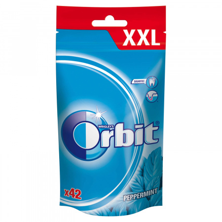 Orbit Peppermint Guma do żucia bez cukru 58 g (42 drażetki)