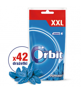 Orbit Peppermint Guma do żucia bez cukru 58 g (42 drażetki)