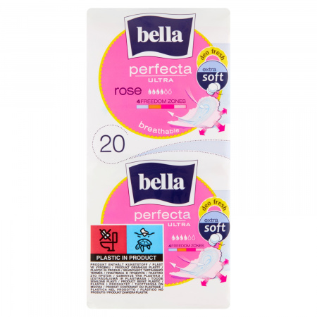 Bella Perfecta Ultra Rose Extra Soft Podpaski higieniczne 20 sztuk