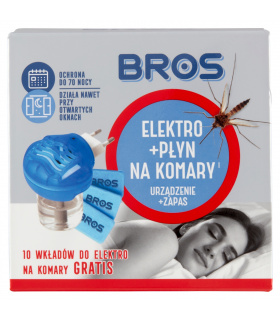 Bros Elektro + płyn na komary 40 ml